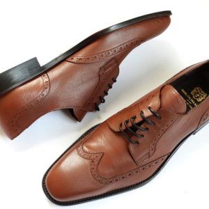New $375 BRUNO MAGLI Men's Shoes 9 US(42MEU)Oxford Wingtip   Made in Italy